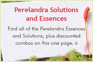 Perelandra Products in Bottles
