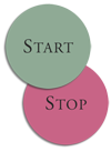 start and stop buttons
