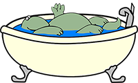 Dino Bath