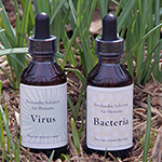 Virus Solution and Bacteria Solution